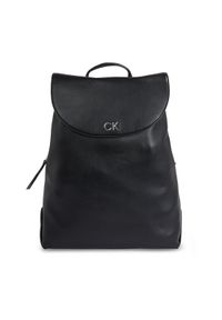 Calvin Klein Plecak Ck Daily Backpack Pebble K60K611765 Czarny. Kolor: czarny. Materiał: skóra #1