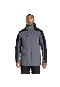 CRAGHOPPERS - Męska Kurtka Expert Kiwi Pro Stretch Jacket. Kolor: czarny, szary, wielokolorowy. Sport: turystyka piesza