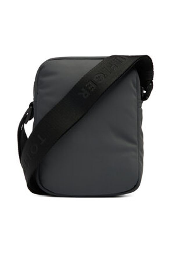 TOMMY HILFIGER - Tommy Hilfiger Saszetka Th Repreve Mini Reporter AM0AM14009 Szary. Kolor: szary. Materiał: materiał