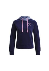 Bluza sportowa damska Under Armour Rival Fleece CB Hoodie. Typ kołnierza: kaptur. Kolor: wielokolorowy, różowy