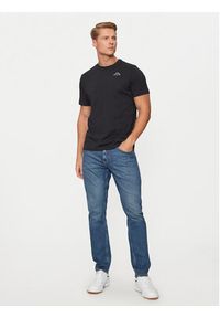 Kappa T-Shirt Logo Korpo Cafers 304J150 Czarny Slim Fit. Kolor: czarny. Materiał: bawełna #5