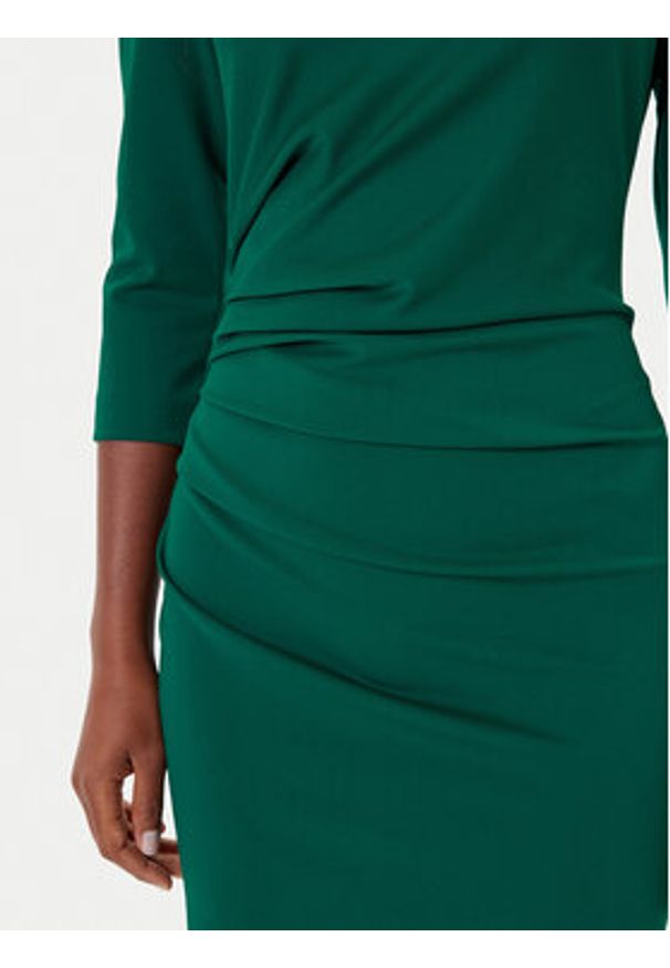 Rinascimento Sukienka koktajlowa CFC0126154003 Zielony Slim Fit. Kolor: zielony. Materiał: syntetyk. Styl: wizytowy