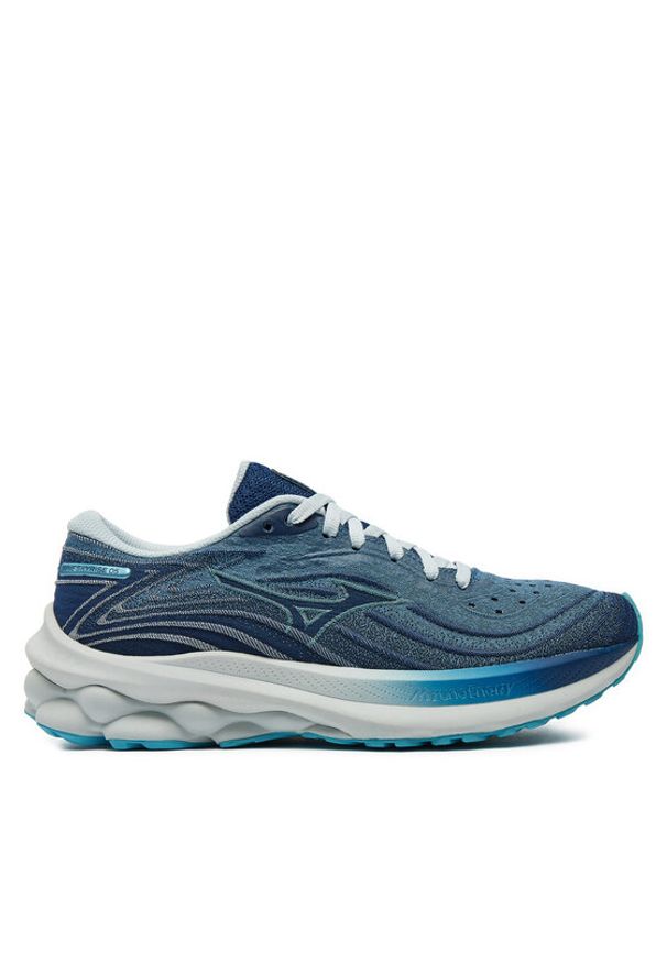 Mizuno Buty do biegania Wave Skyrise 5 J1GD2409 Niebieski. Kolor: niebieski. Materiał: materiał. Model: Mizuno Wave