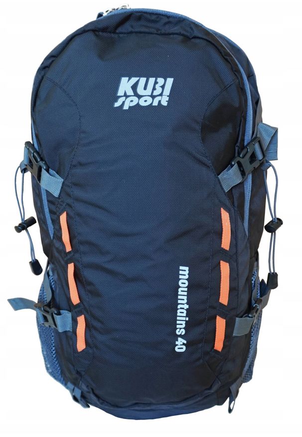 RG Camp - Plecak Turystyczny Sportowy Damski Męski Duży Czarny Solidny KUBISPORT 40 L. Kolor: czarny. Styl: sportowy