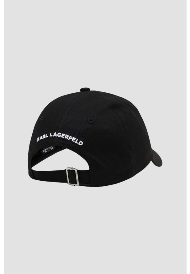 Karl Lagerfeld - KARL LAGERFELD Czarna czapka k/varsity. Kolor: czarny