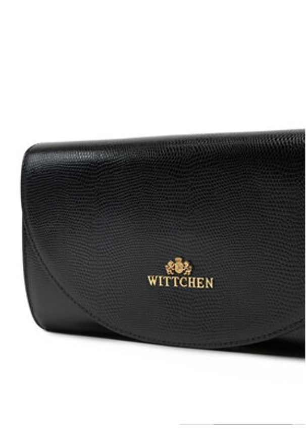 Wittchen - WITTCHEN Torebka 99-4E-630-1G Czarny. Kolor: czarny. Materiał: skórzane