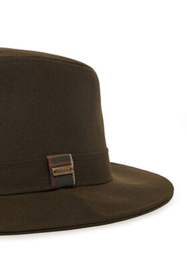 Barbour Kapelusz BARBOUR-LHA0401OL71 Khaki. Kolor: brązowy. Materiał: bawełna, materiał