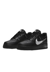 Buty do chodzenia męskie Nike Air Force 1 LV8 Utility. Kolor: czarny. Materiał: syntetyk, tkanina, skóra, materiał. Model: Nike Air Force. Sport: turystyka piesza