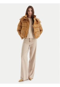 Patrizia Pepe Kurtka puchowa 2O0050/A9M0-B847 Beżowy Regular Fit. Kolor: beżowy. Materiał: syntetyk #2