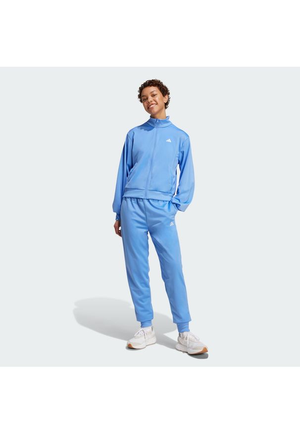 Adidas - Dres Essentials Feel Cozy. Kolor: niebieski. Materiał: dresówka
