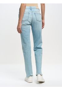 Big-Star - Spodnie jeans damskie Winona 116. Okazja: na co dzień. Stan: podwyższony. Kolor: niebieski. Sezon: lato. Styl: casual, retro #4