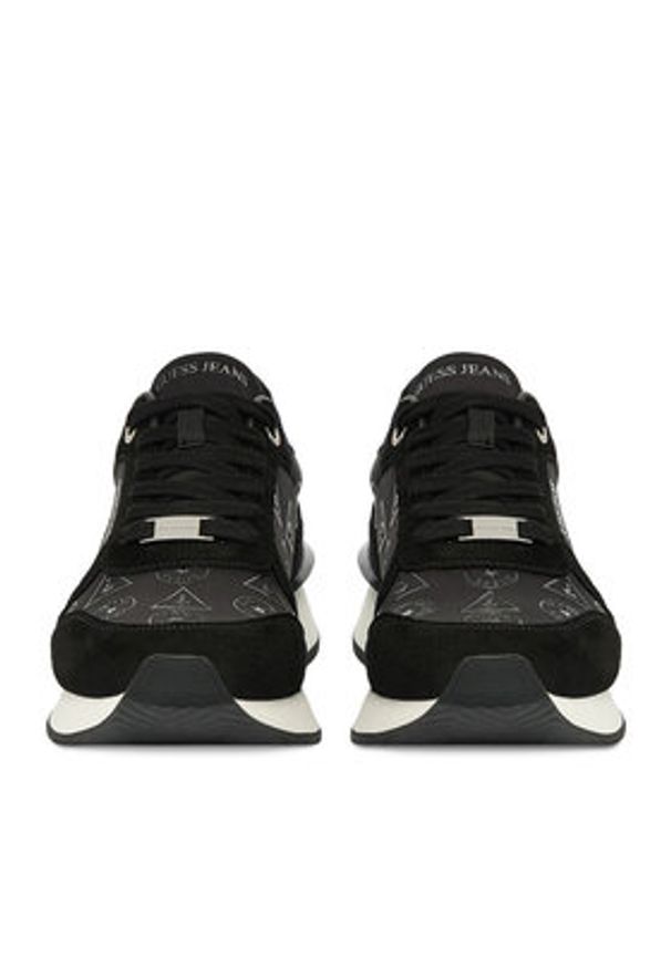 Guess Jeans Sneakersy CWBEO-K250087 Czarny. Kolor: czarny. Materiał: materiał