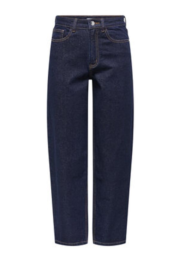 only - ONLY Jeansy Emily 15356761 Granatowy Mom Fit. Kolor: niebieski