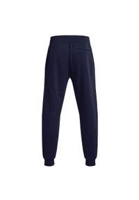 Under Armour - Spodnie Do Joggingu Męskie Polar Rival. Kolor: niebieski. Materiał: polar. Sport: bieganie