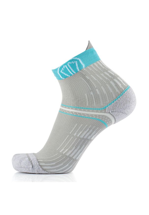 SIDAS - Skarpety do biegania kobieta Sidas Run Anatomic Comfort Lady wysokosc kostki. Kolor: szary, niebieski, wielokolorowy. Sport: bieganie