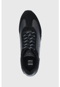 BOSS - Boss Buty skórzane Parkour-L 50464281.001 kolor czarny. Nosek buta: okrągły. Zapięcie: sznurówki. Kolor: czarny. Materiał: skóra #5