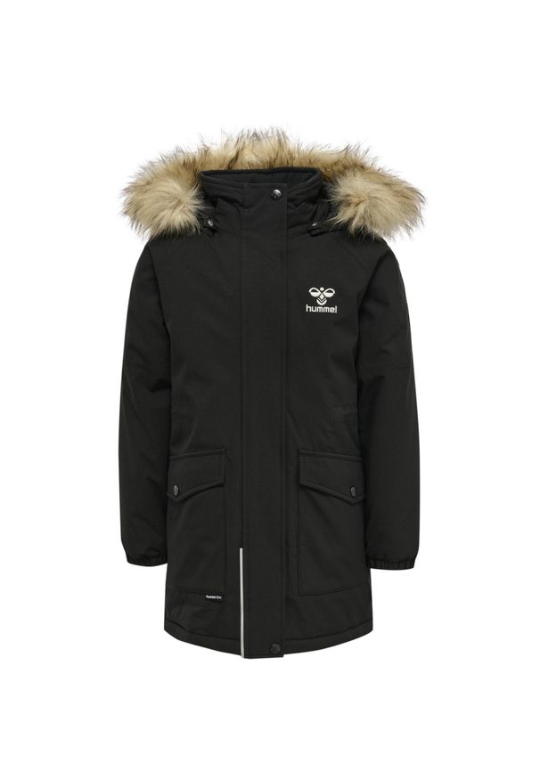 Dziewczęca wodoodporna kurtka z kapturem Hummel Root Tex. Typ kołnierza: kaptur. Kolor: czarny