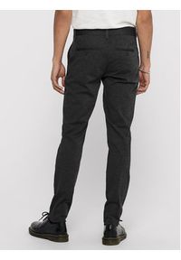 Only & Sons Chinosy Mark 22010209 Szary Slim Fit. Kolor: szary. Materiał: wiskoza #3