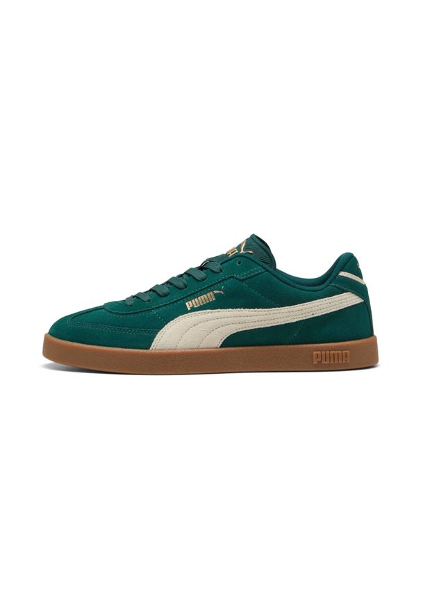 Trenerzy Puma Club II Era Suede. Kolor: biały, wielokolorowy, zielony. Materiał: skóra. Model: Puma Suede