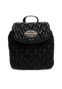 Love Moschino - LOVE MOSCHINO Plecak JC4015PP1NLH0000 Czarny. Kolor: czarny. Materiał: skóra #5
