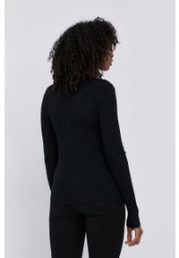 Miss Sixty Sweter wełniany damski kolor czarny. Kolor: czarny. Materiał: wełna. Długość rękawa: długi rękaw. Długość: krótkie #5