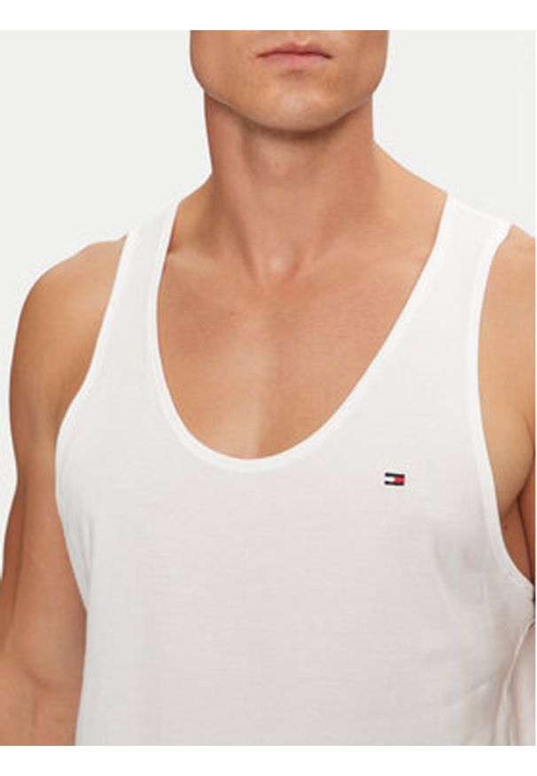 TOMMY HILFIGER - Tommy Hilfiger Komplet 3 tank topów UM0UM03387 Biały Regular Fit. Kolor: biały. Materiał: bawełna