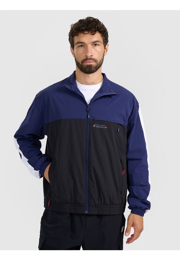 4f - 4F Kurtka przejściowa męska - czarna M. Kolor: czarny