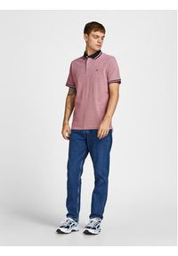 Jack & Jones - Jack&Jones Komplet 2 koszulek polo Paulos 12191216 Kolorowy Slim Fit. Typ kołnierza: polo. Materiał: bawełna. Wzór: kolorowy #4