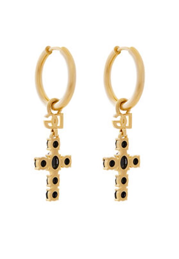 DOLCE & GABBANA - Dolce&Gabbana Kolczyki WEQ6D1 W1111 Złoty. Materiał: metalowe. Kolor: złoty