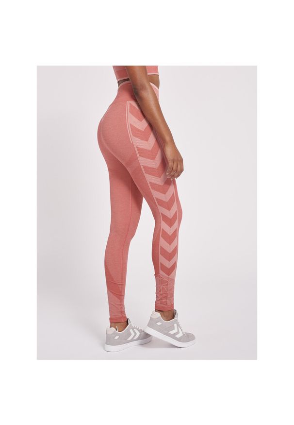 Damskie wysokie legginsy Hummel MT Energy. Kolor: fioletowy