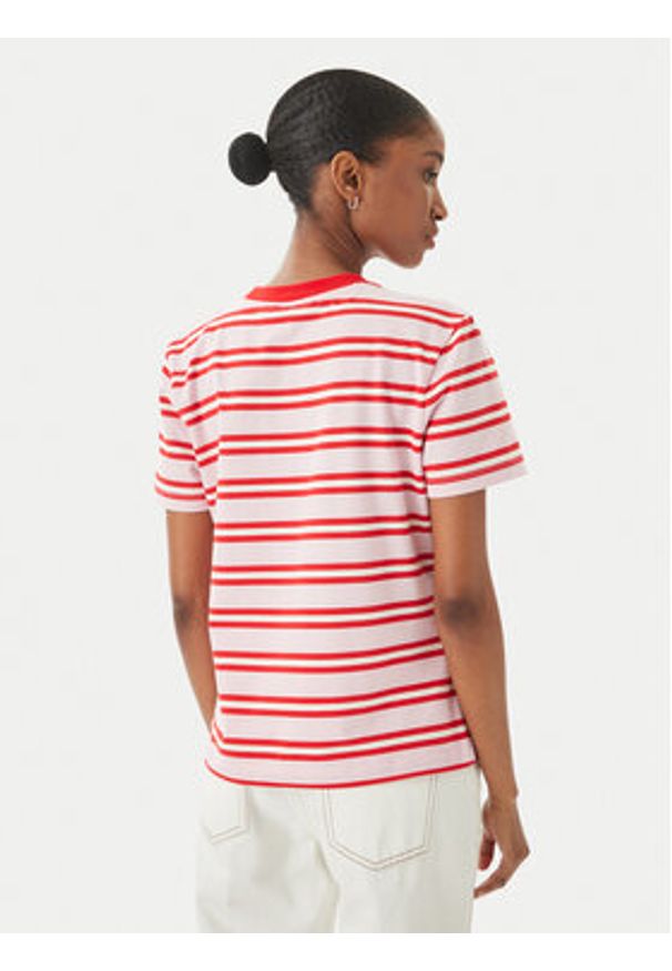 TOMMY HILFIGER - Tommy Hilfiger T-Shirt WW0WW48699 Różowy jasny Regular Fit. Kolor: różowy. Materiał: bawełna