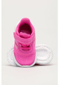 adidas Performance - Buty dziecięce Run EL. Nosek buta: okrągły. Zapięcie: rzepy. Kolor: różowy. Materiał: syntetyk, materiał, guma. Szerokość cholewki: normalna. Sport: bieganie #3