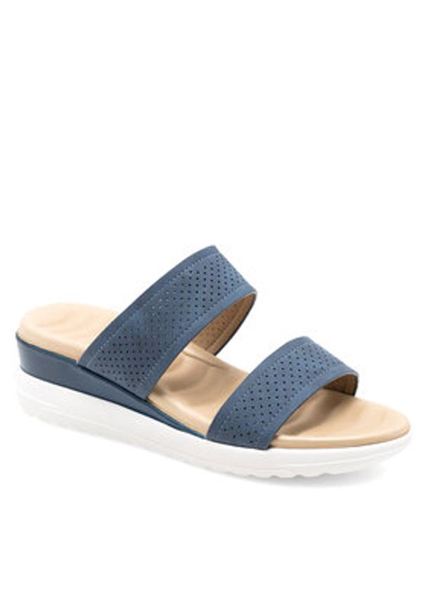 Clara Barson Klapki WYL05010-12 Granatowy. Kolor: niebieski. Materiał: syntetyk