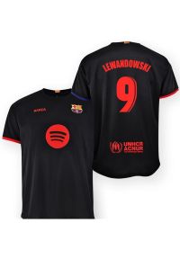 Koszulka kibica FC Barcelona 24-25 Premium Second Number - Lewandowski 9. Kolor: czarny