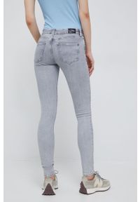 Pepe Jeans jeansy damskie medium waist. Kolor: szary #2