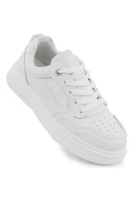 Big-Star - Półbuty sportowe męskie sneakersy białe Big Star RR174571. Kolor: biały. Materiał: skóra ekologiczna. Sezon: lato #1