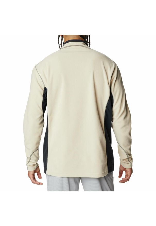 columbia - Bluza polarowa męska Columbia Klamath Range II Half Zip. Kolor: beżowy. Materiał: polar. Sport: turystyka piesza