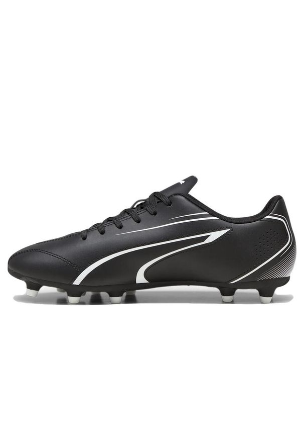 Buty piłkarskie Puma Vitoria FG/AG. Kolor: biały, czarny, wielokolorowy. Materiał: skóra. Sport: piłka nożna