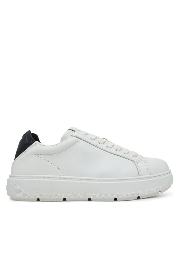 Love Moschino - LOVE MOSCHINO Sneakersy JA15174G1NIA310A35 Biały. Kolor: biały. Materiał: skóra
