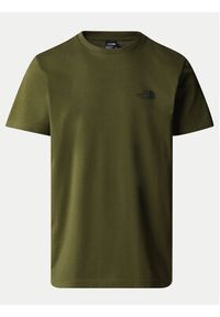 The North Face T-Shirt Simple Dome NF0A87NG Zielony Regular Fit. Kolor: zielony. Materiał: bawełna, syntetyk #2