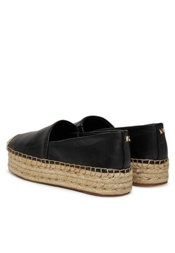 MICHAEL Michael Kors Espadryle Lynn 40S5LYFP1L Czarny. Kolor: czarny. Materiał: skóra