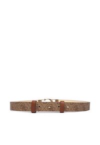 Guess Pasek Damski BW9298 P5425 Brązowy. Kolor: brązowy. Materiał: skóra