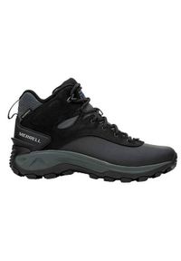 Buty trekkingowe męskie Merrell Thermo Kiruna 2 Mid Waterproof. Zapięcie: sznurówki. Kolor: czarny, szary, wielokolorowy. Materiał: materiał, syntetyk, skóra. Szerokość cholewki: normalna