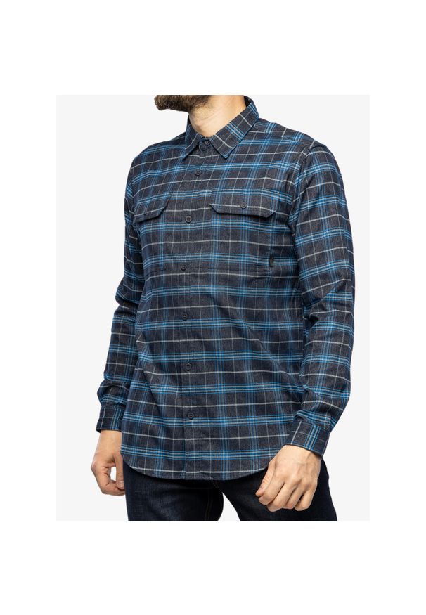 Koszula bushcraft męska Helikon-Tex Greyman Shirt. Okazja: na co dzień. Kolor: szary, niebieski, wielokolorowy. Styl: casual