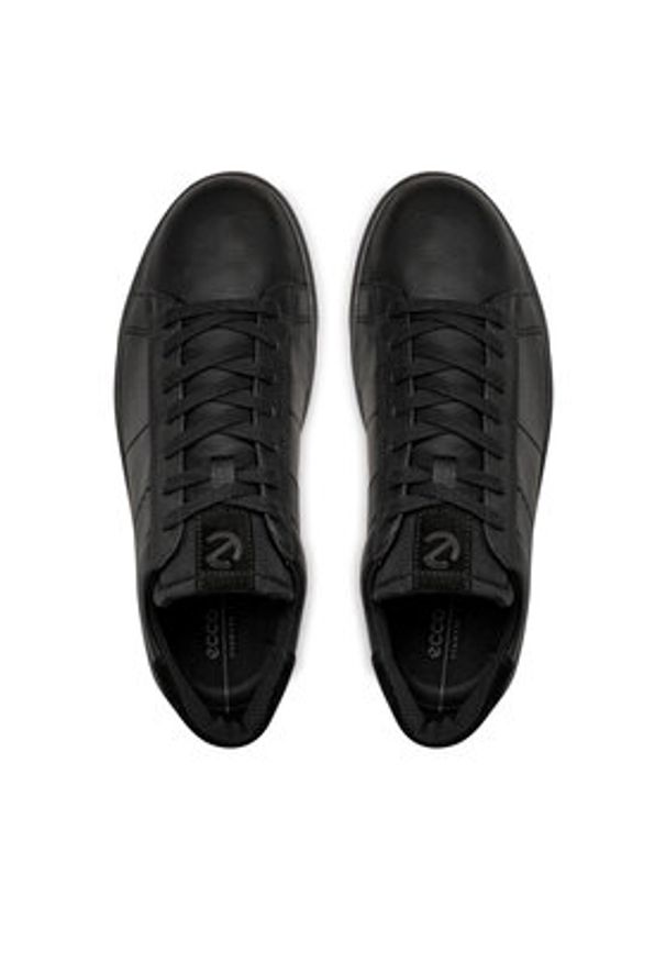 ecco - ECCO Sneakersy Street Lite M 52130451052 Czarny. Kolor: czarny. Materiał: skóra