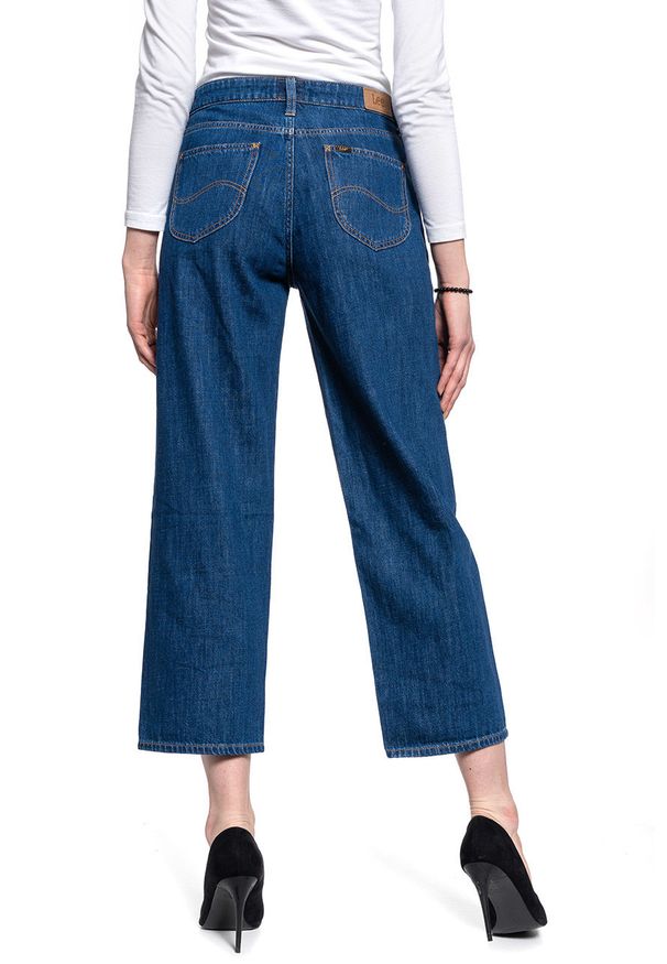 Lee - DAMSKIE SPODNIE JEANSOWE LEE Wide Leg RINSE L30SNA36 112106654