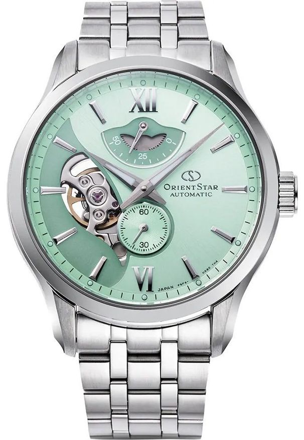 Zegarek męski Orient Star RE-AV0B11E00B srebrny. Kolor: srebrny
