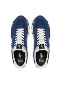 Polo Ralph Lauren Sneakersy PRL Trail 125 809960987005 Granatowy. Kolor: niebieski. Materiał: skóra, zamsz #3