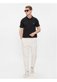 Emporio Armani Underwear Polo 211804 4R461 00020 Czarny Regular Fit. Typ kołnierza: polo. Kolor: czarny. Materiał: bawełna