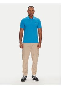 Napapijri Polo Elbas NP0A4GDL Niebieski Regular Fit. Typ kołnierza: polo. Kolor: niebieski. Materiał: bawełna #2